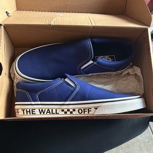 Slip on Vans. Classic and comfy new with tags never worn